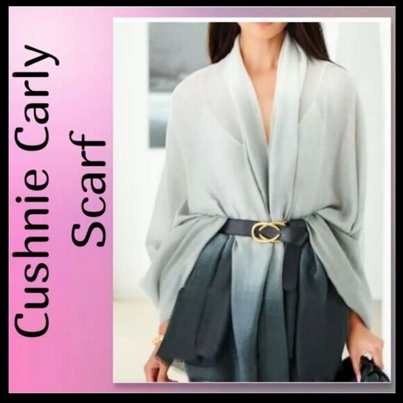 Cushnie Scarf Carly Ombre Print Scarf/Cover up NWT PERFECT GIFT - Picture 2 of 11